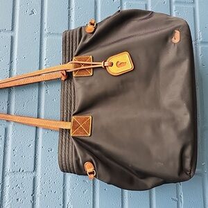 Dooney & Bourke nylon shoulder bag With Embroidered Duck.